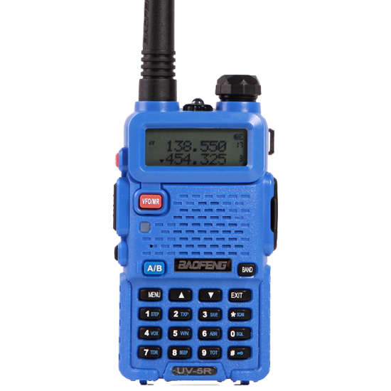 Портативная двухдиапазонная радиостанция Baofeng UV-5R Blue