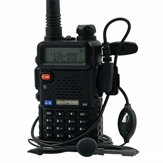 Портативная двухдиапазонная радиостанция Baofeng UV-5R Black
