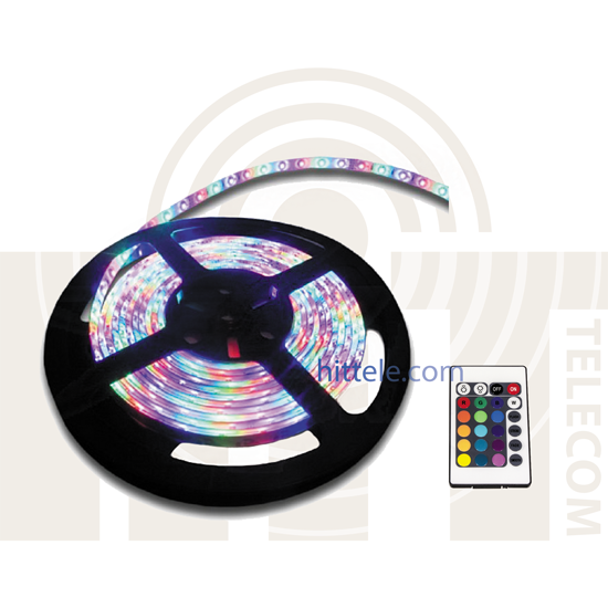 Светодиодная RGB лента герметичная многоцветная с контроллером